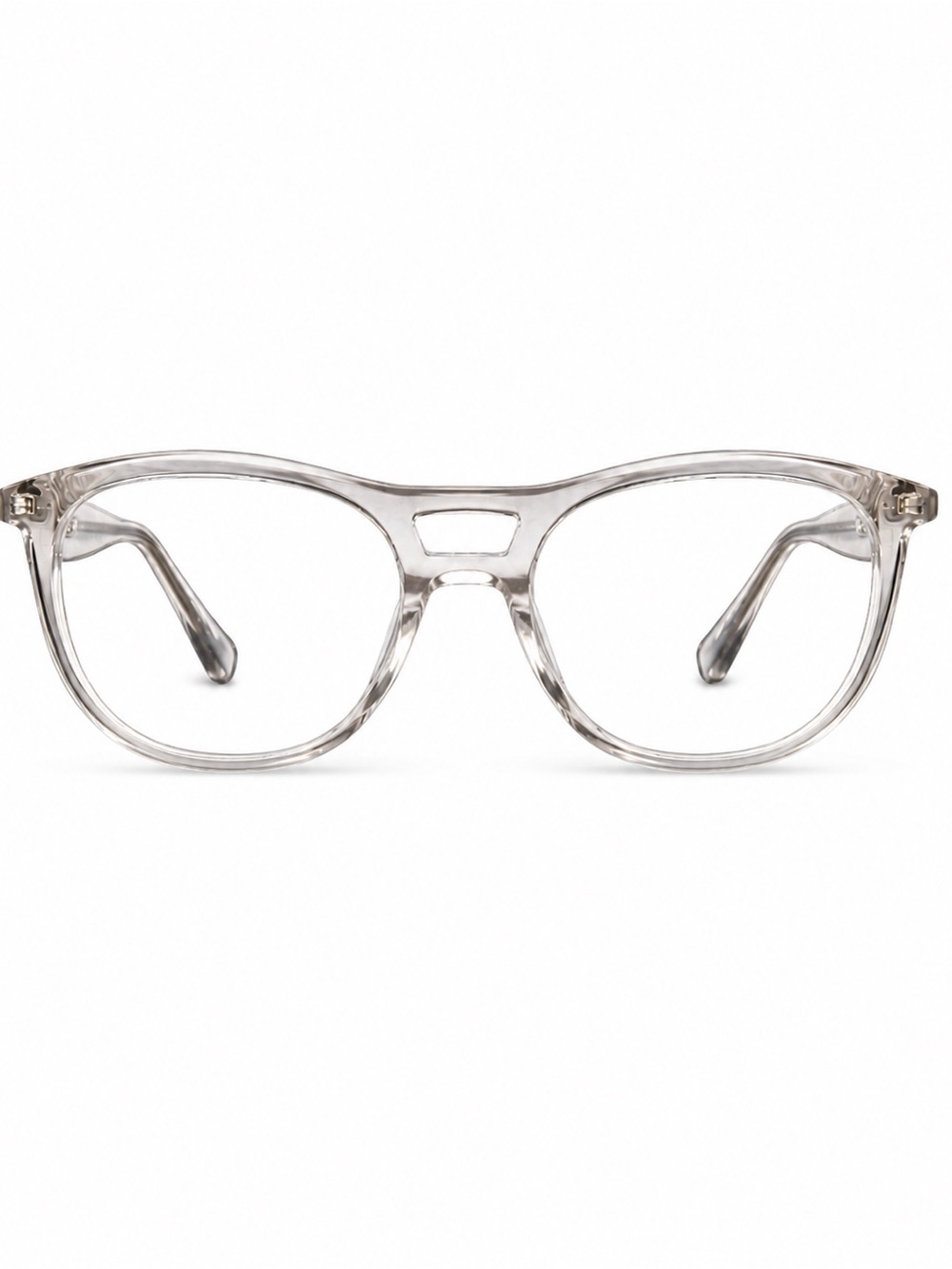 Warby Parker Durand XW Crystal Clear Eyeglasses 55-20-150